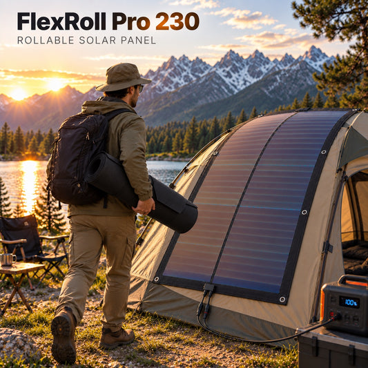 FlexRoll Pro 230 — 230W Rollable CIGS Solar Panel