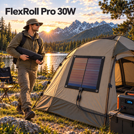 FlexRoll® Pro 30 — 30W Rollable CIGS Solar Panel