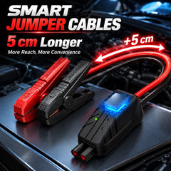 AURICU X8 2400A Jump Starter with 150 PSI Air Compressor Tire Inflator - 8.0L Gasoline and 6.0L Diesel Engines