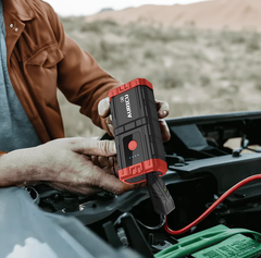 Auricu X5 1000A UltraSafe Car Battery Jump Starter, 12V Jump Starter Battery Pack, Battery Booster, Jump Box, Portable Charger and Jumper Cables for 4.0L Gasoline and 2.5L Diesel Engines